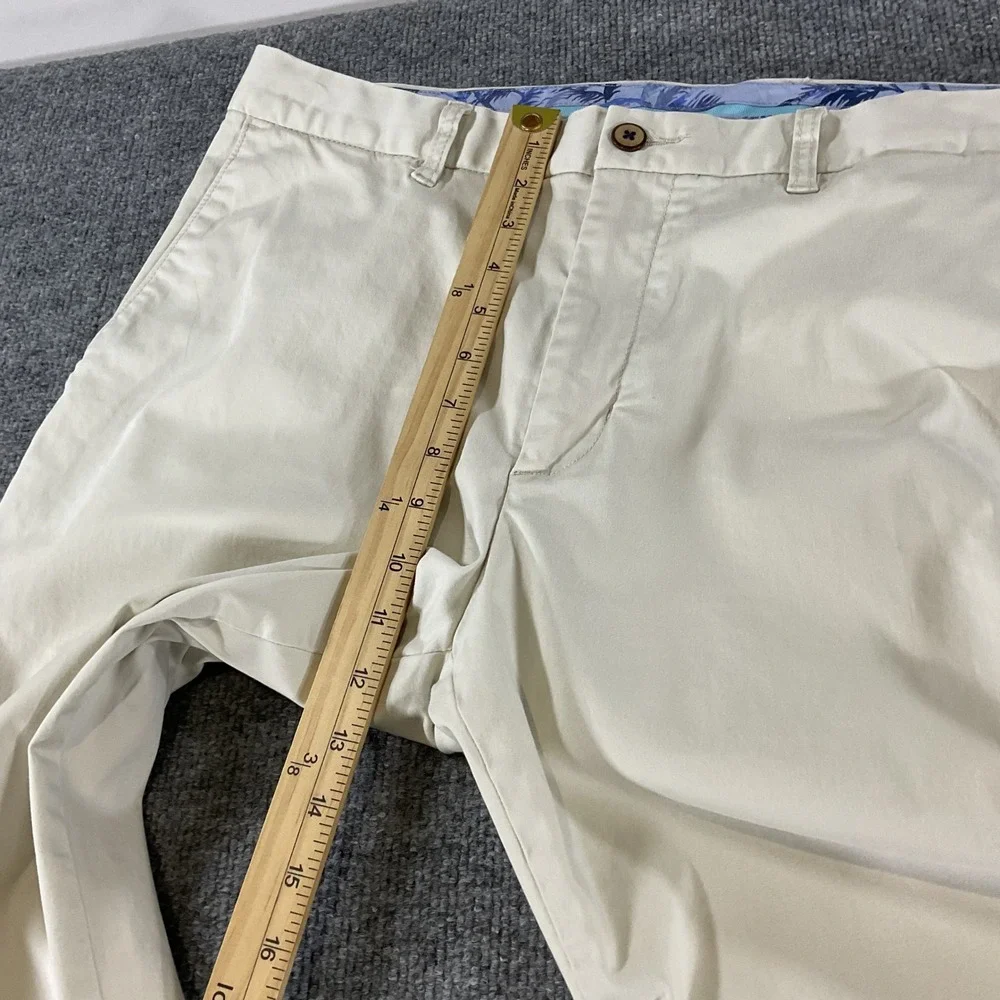 Tommy Bahama Men's Chino Pants 38x30 Beige Stretch Casual Golf IslandZone